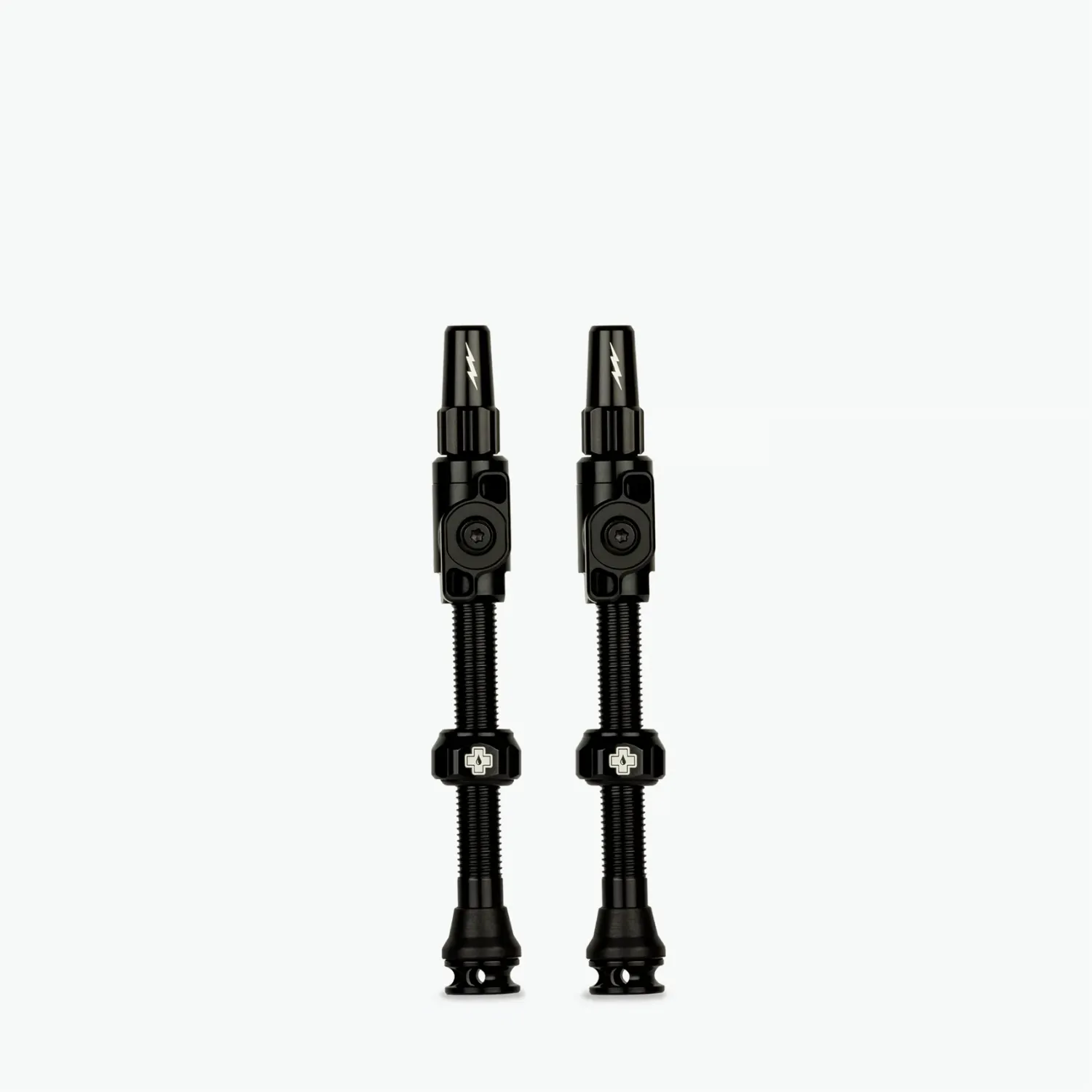 Muc-Off, Big Bore Lite Large, Tubeless Valve, Presta, 45mm, Black, Pair