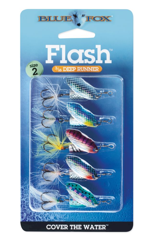BlueFox Flash Spinner Kit 3/16 oz -5pk
