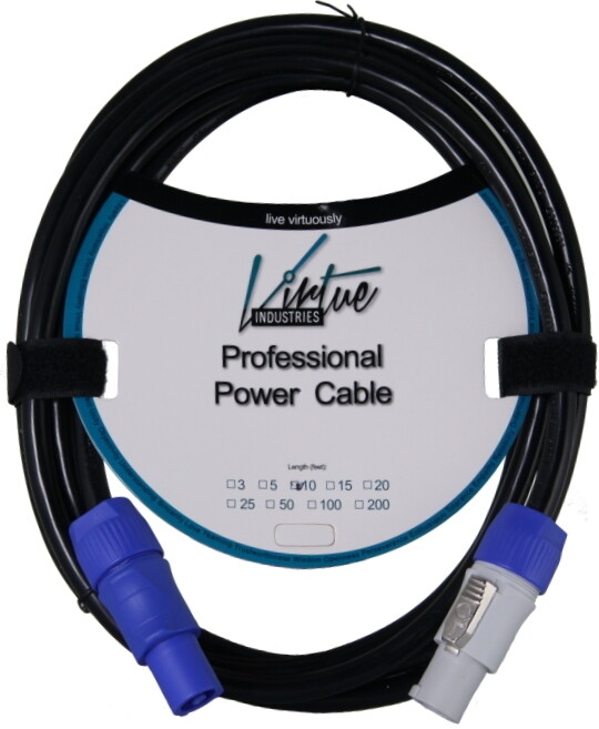 Neutrik powerCON® Extension Cable 10ft