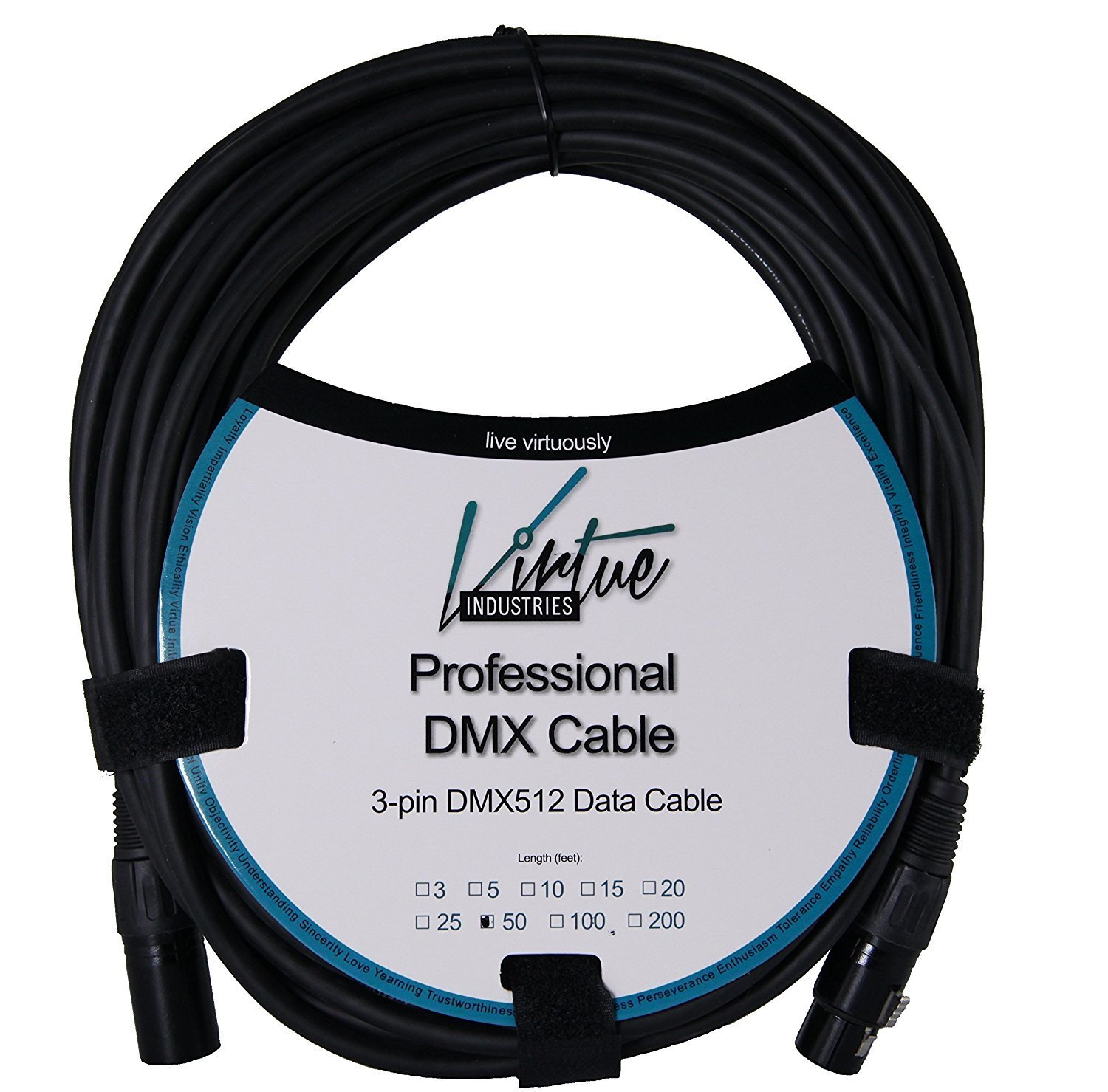 50 Foot Professional DMX Cable