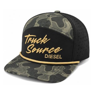 Black Camo Rope Hat