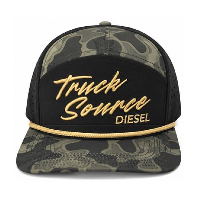 Black Camo Rope Hat
