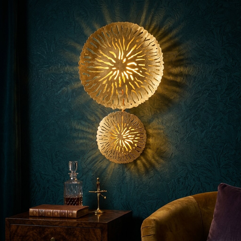 LAMPADA DA MURO SIMPLE GLAM CM 28,5X8X46