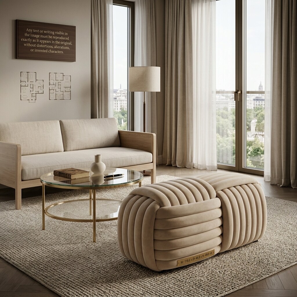 PANCA SOFTY CREMA CM 90X45X45