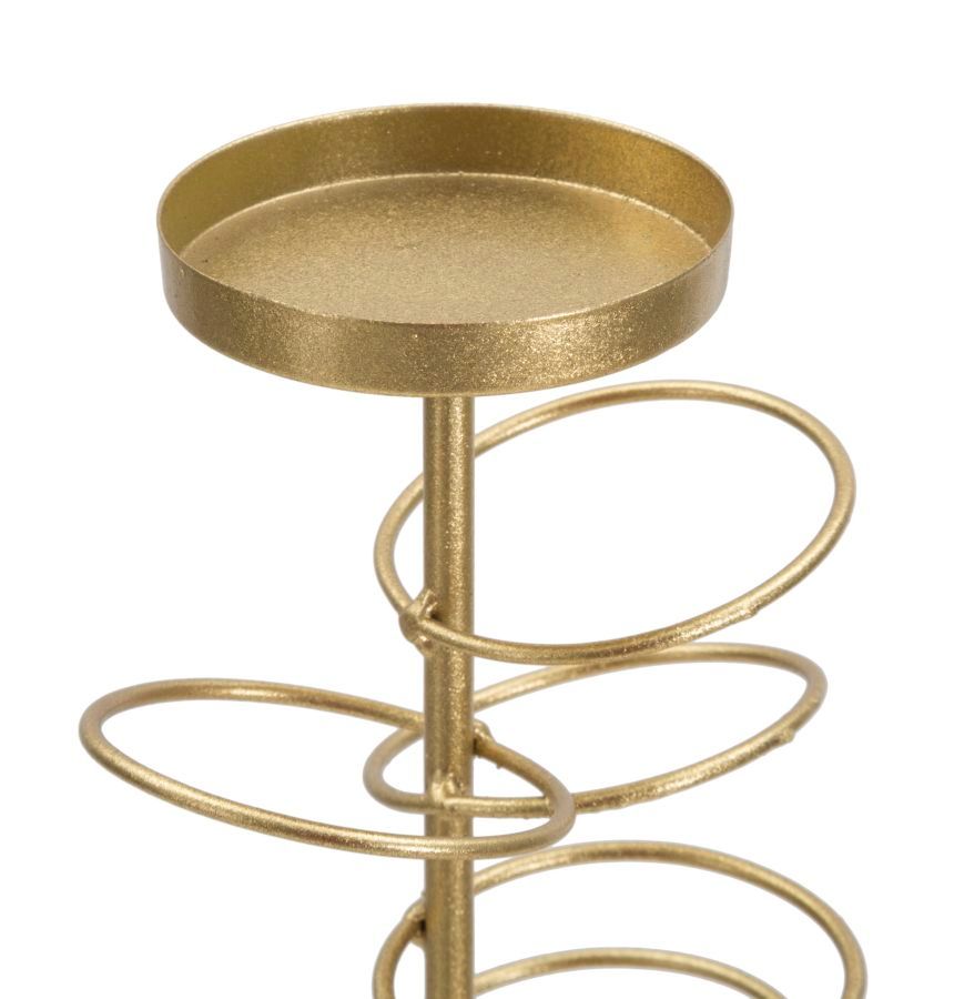 PORTACANDELE RINGS CM 14X13X50,5