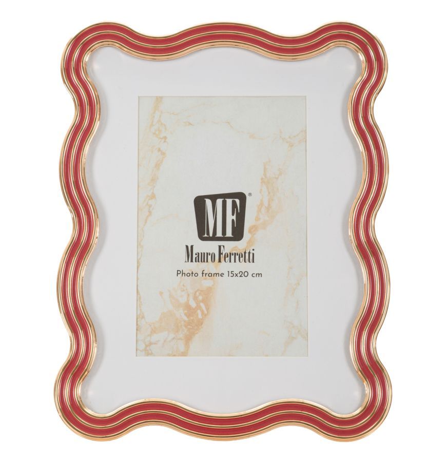 CORNICE ELIZABETH ROSSA CM 17,5X1,3X22,5 (MISURA INTERNA CM 15X20)