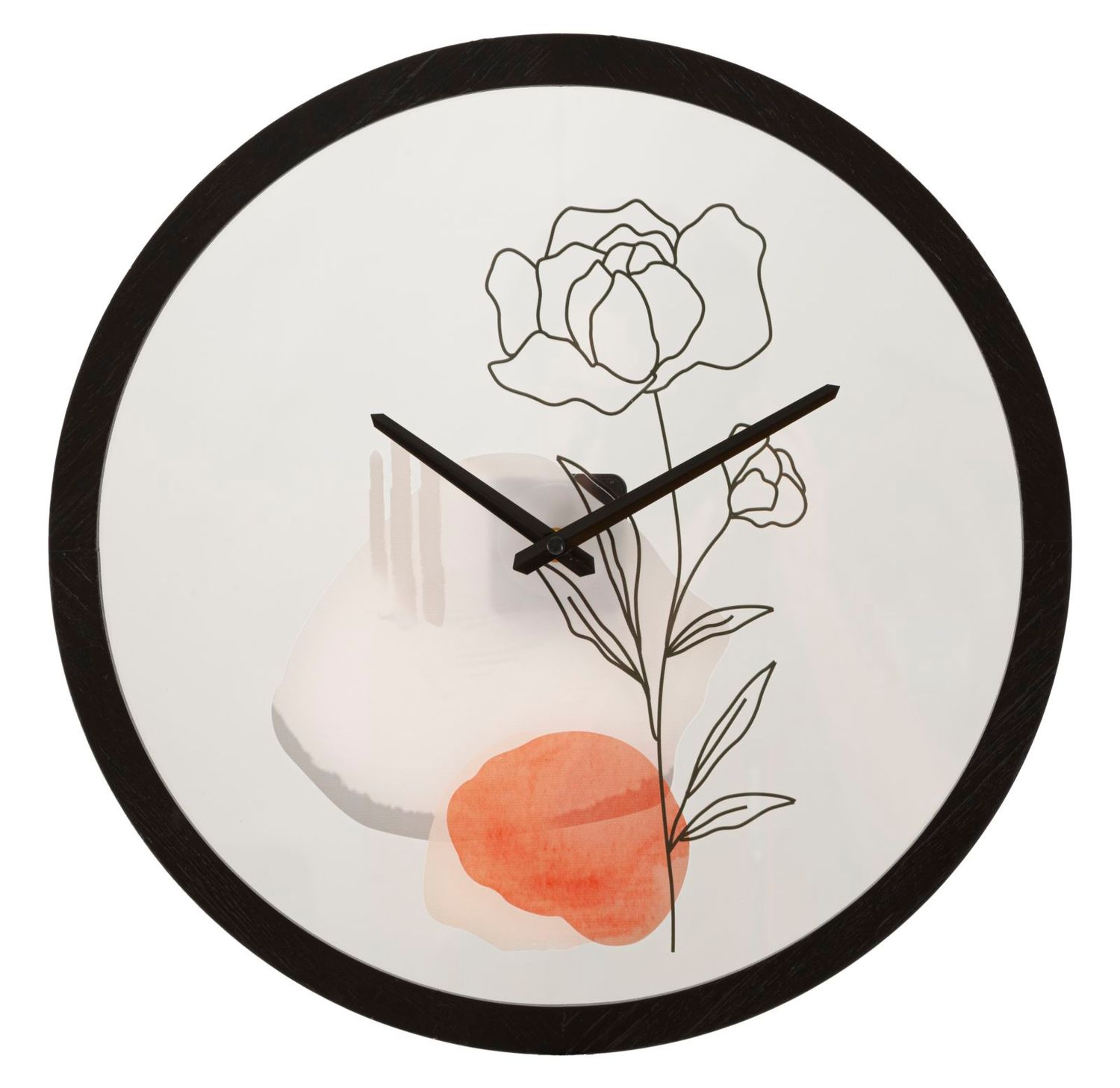 OROLOGIO DA MURO FLOWER -A- CM Ø 40X3,5