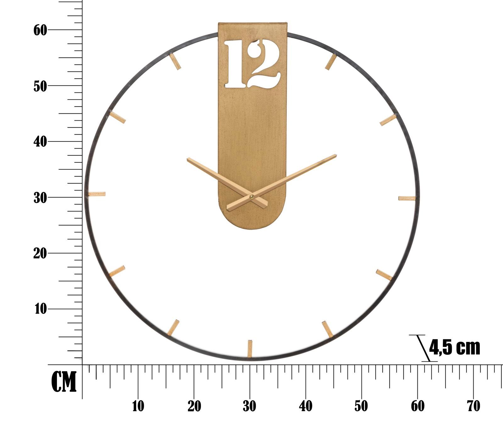 OROLOGIO DA MURO GOLDY CM Ø 60X4,5