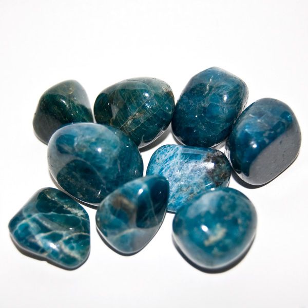 Crystals, Stones &amp; Gems | Polished Pebble | Blue Apatite