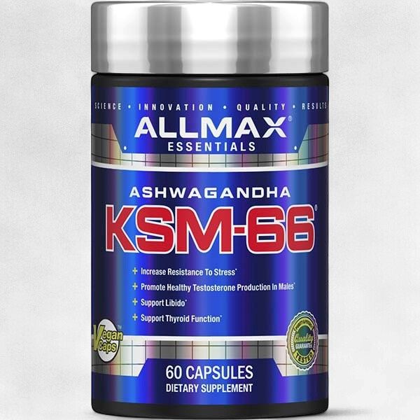 ALLMAX KSM-66 Ashwagandha 60 Capsules