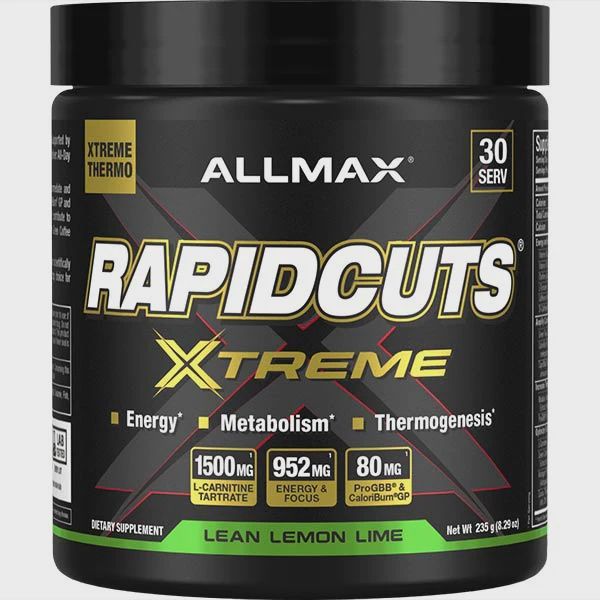 ALMAX Rapidcuts Xtreme Energy 235g Powder
