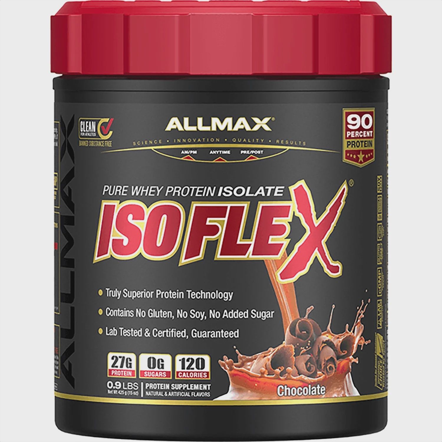 ALLMAX Nutrition ISOFLEX Whey Protein Isolate Powder 425g  2 Flavors, Flavor: Chocolate