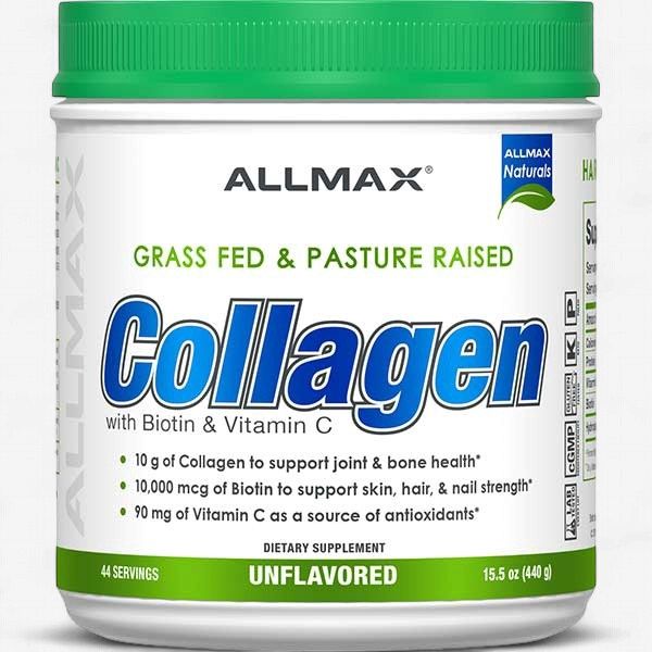 ALLMAX 440g Collagen Peptide Powder + Biotin &amp; Vitamin C
