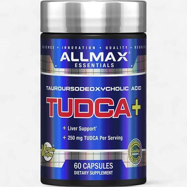 ALLMAX TUDCA+ 60ct Tauroursodeoxycholic Acid Capsules