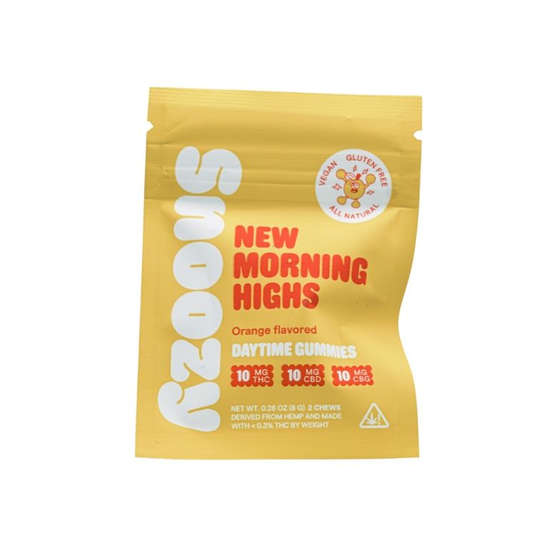 Snoozy New Morning Highs Daytime Gummies in 2 sizes, Count: 2ct