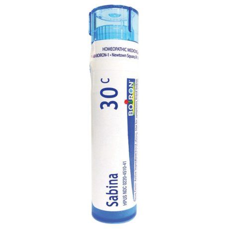Boiron Sabina Homeopathic 30c 80 Pellets*