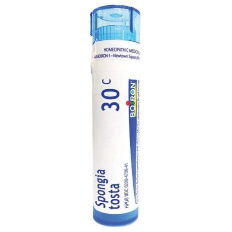 Boiron Spongia Tosta Homeopathic 30c 80 Pellets*