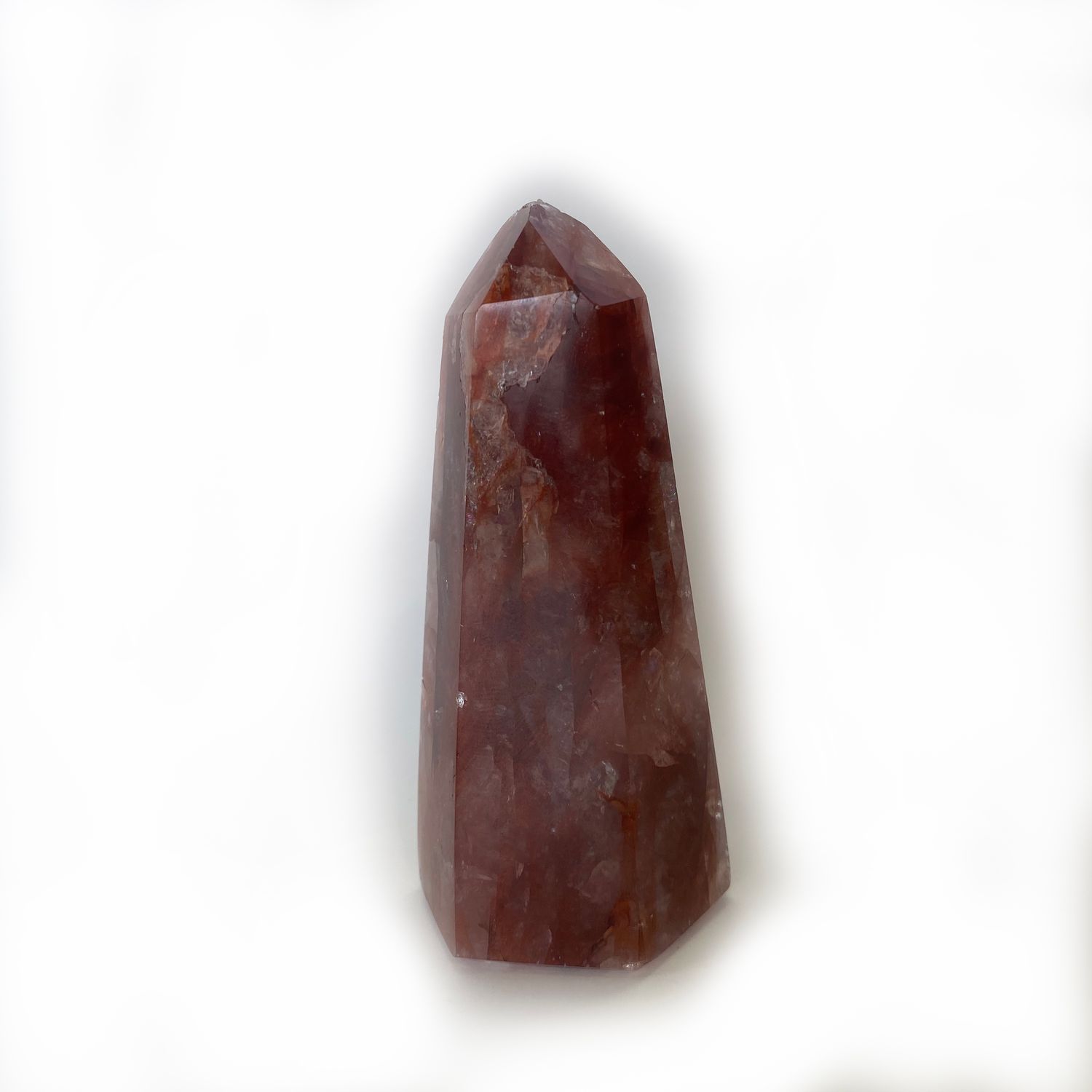 Crystals, Stones &amp; Gems | Polished Point | Heated Hematoid Quartz