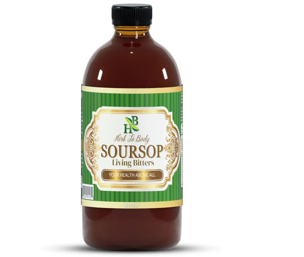 Herb to Body Soursop Living Bitters Herbal Tonic 16oz - Botanical Blend