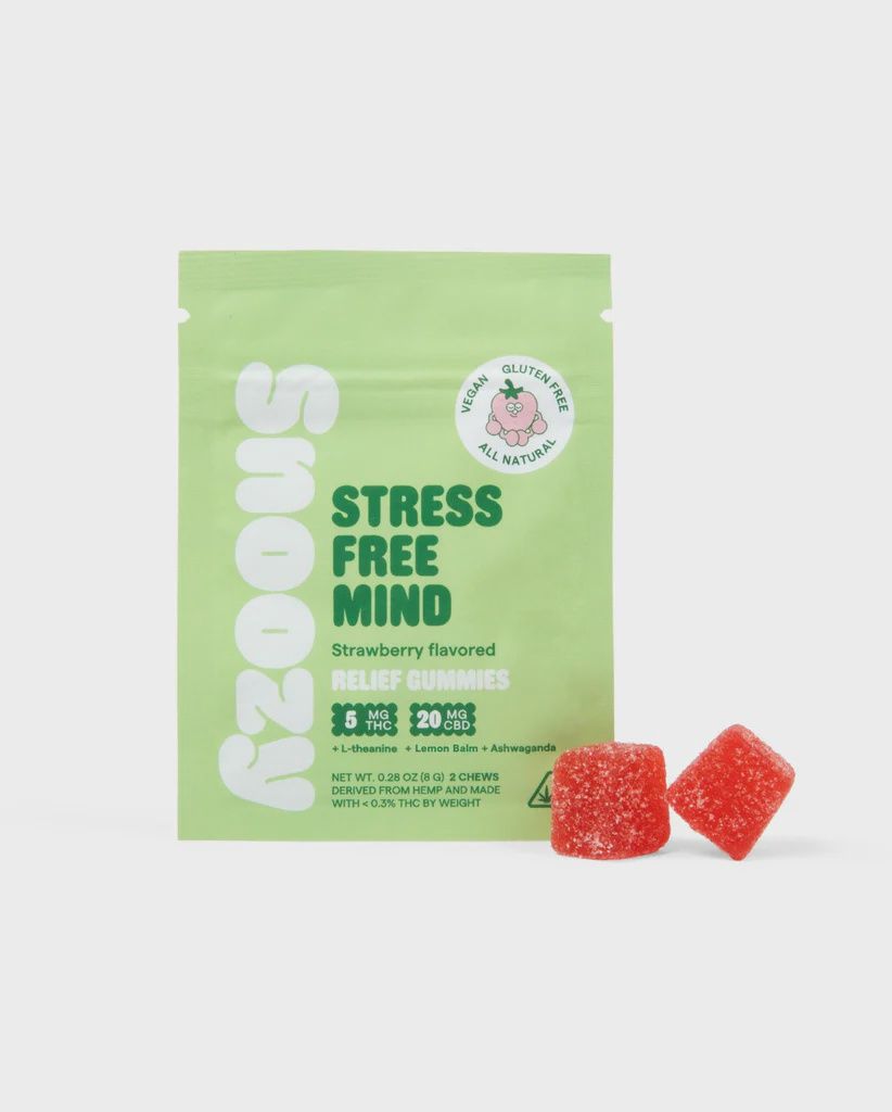 Snoozy Stress Free Mind Relief Gummies in Two Sizes, Count: 2ct