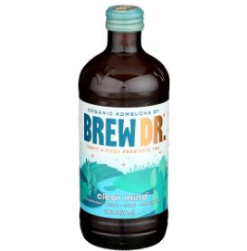Brew Dr. Kombucha Clear Mind, Flavors: Clear Mind