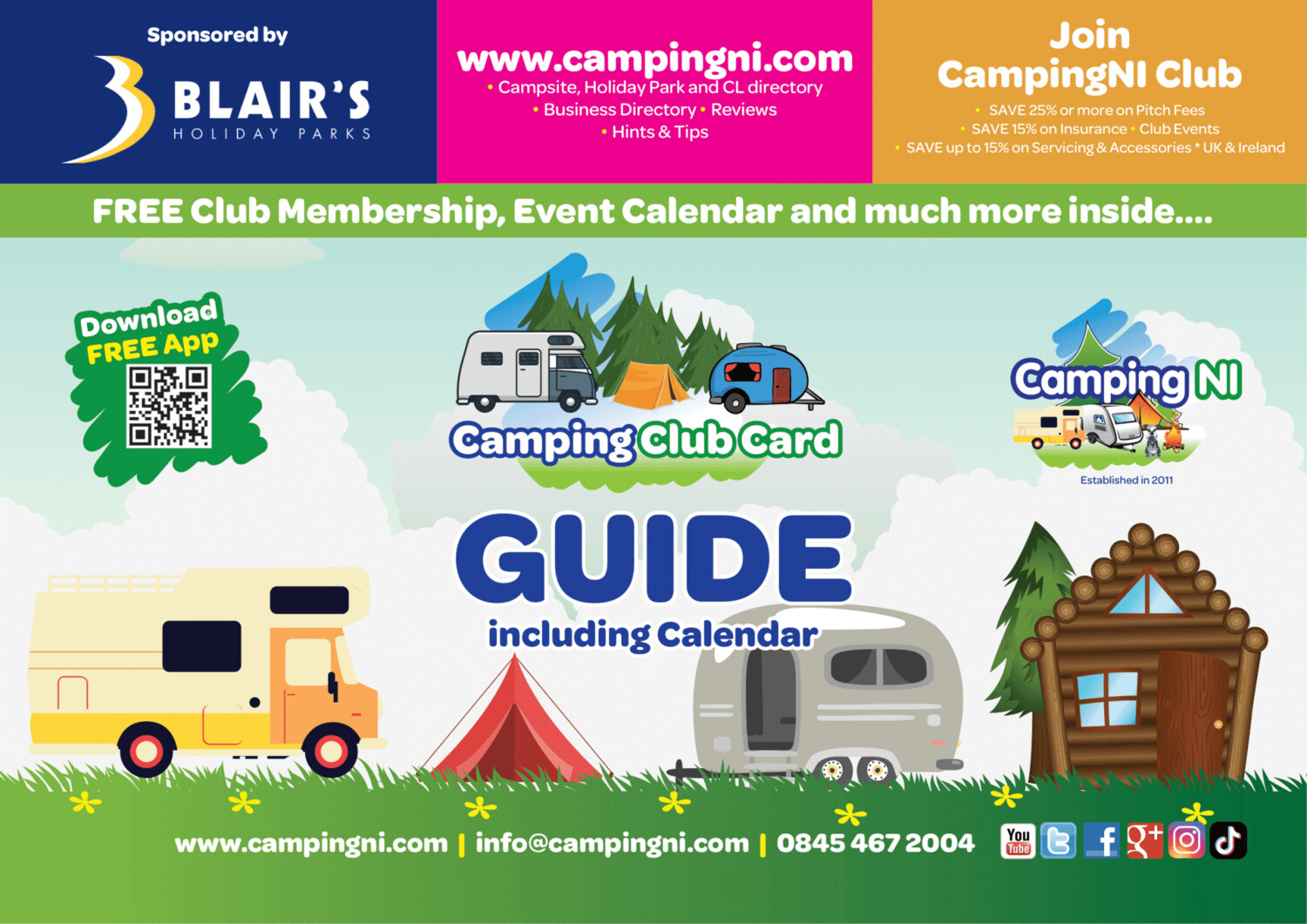 2023 CampingNI Guide with Calendar
