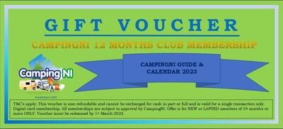 Gift Card - CampingNI club membership