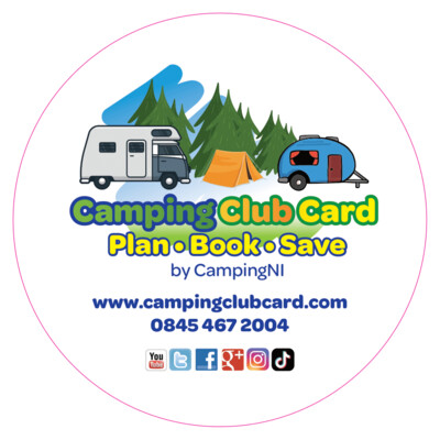 CCC - CampingNI Branded Window Stickers