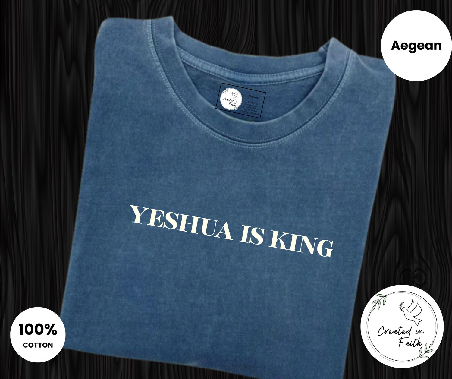 Yeshua is King - Cream