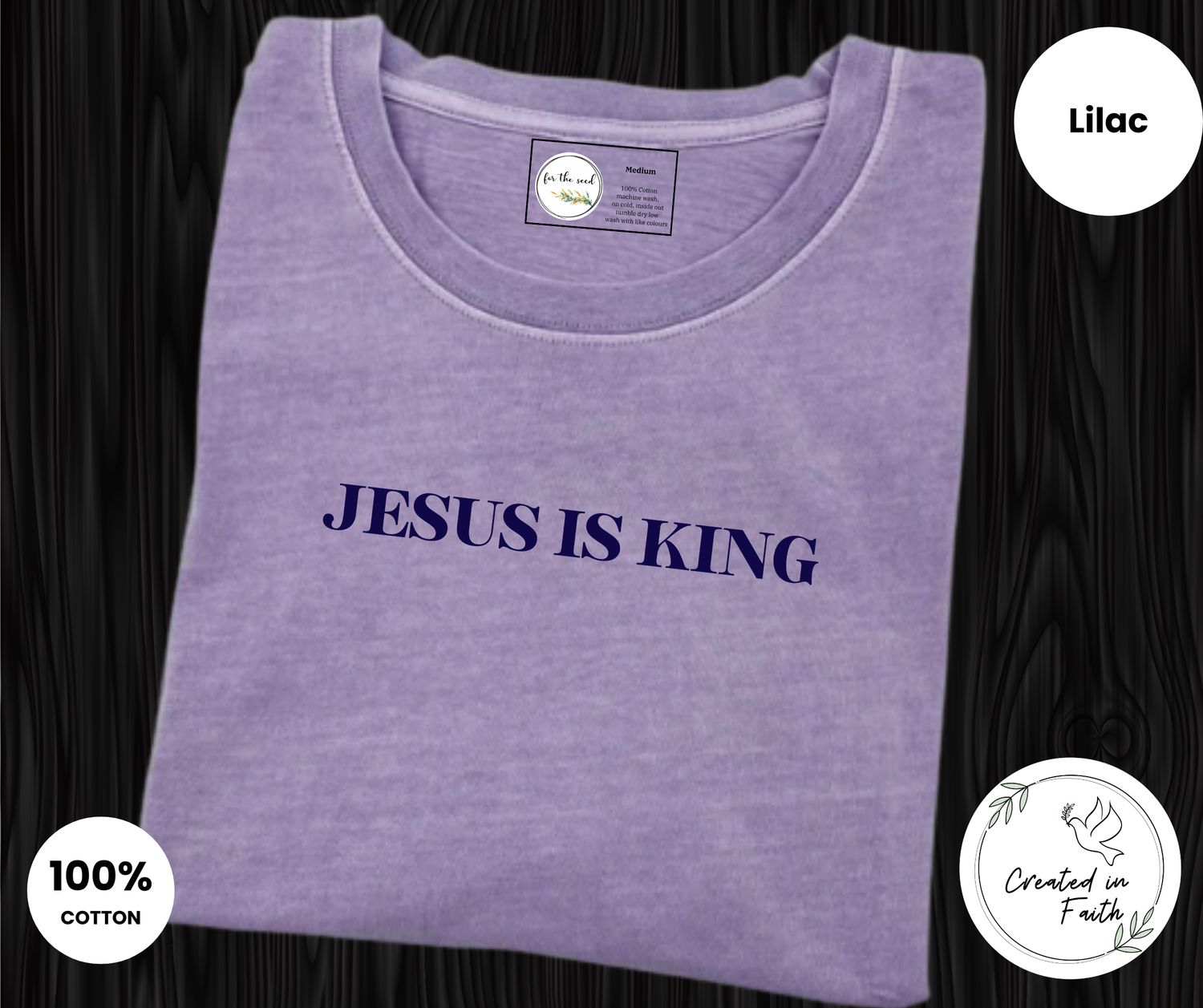 Jesus is King - Indigo