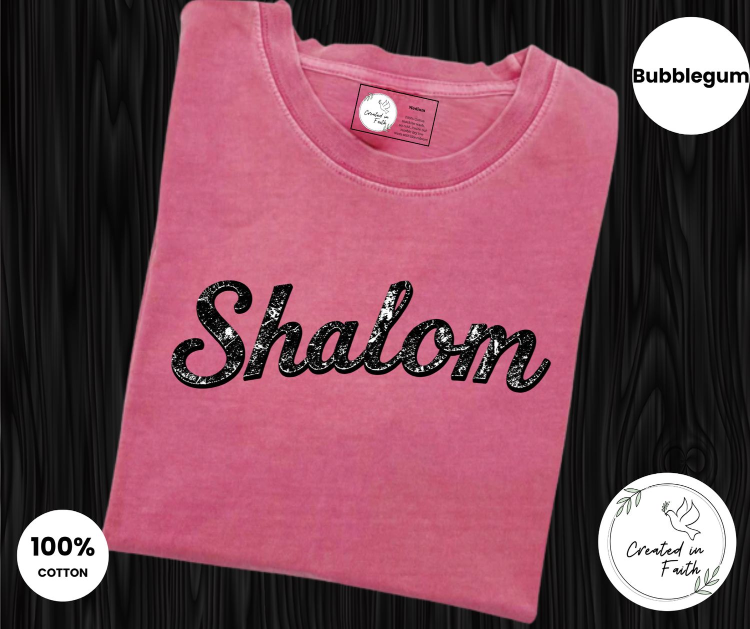 Shalom - Black Vintage Fade