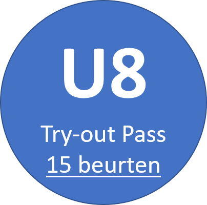 U8 Try-out Pass (15 beurten)