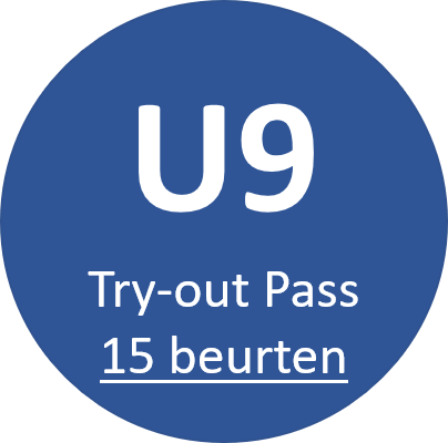 U9 Try-out Pass (15 beurten)