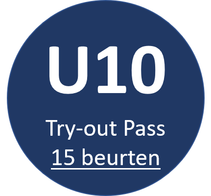 U10 Try-out Pass (15 beurten)