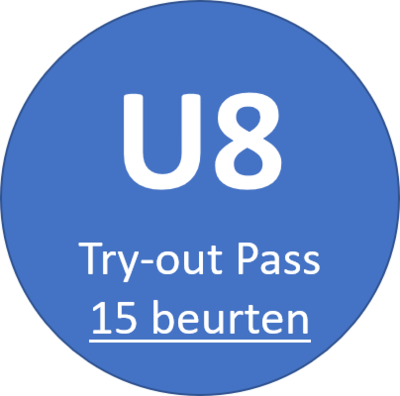 U8 Try-out Pass (15 beurten)