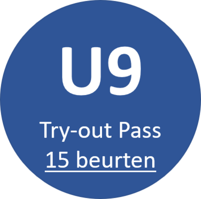 U9 Try-out Pass (15 beurten)