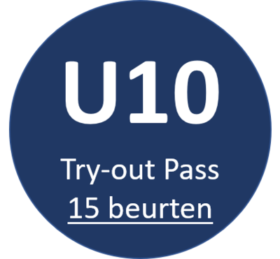 U10 Try-out Pass (15 beurten)