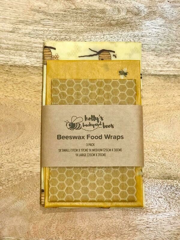 Beeswax Food Wraps - 3 Pack