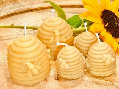 100% Pure Beeswax Beehive Candles