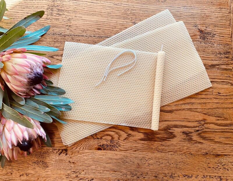 DIY Beeswax Pillar Candle kits