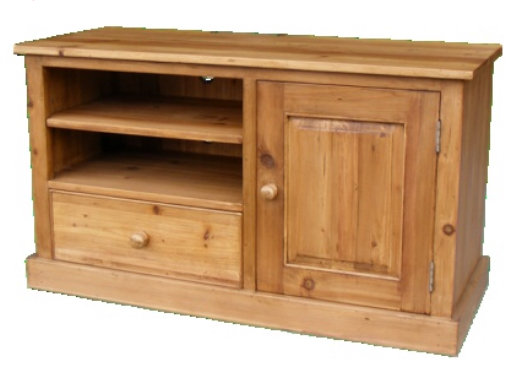 Essex Pine 1 Door 1 Drawers TV Cabinet