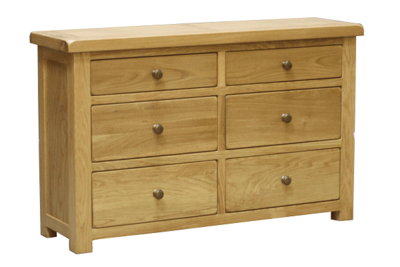 Brooklyn Oak 3 by 3 Chest of Drawers