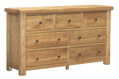 Brooklyn Oak 3 Over 4 Chest of Drawers