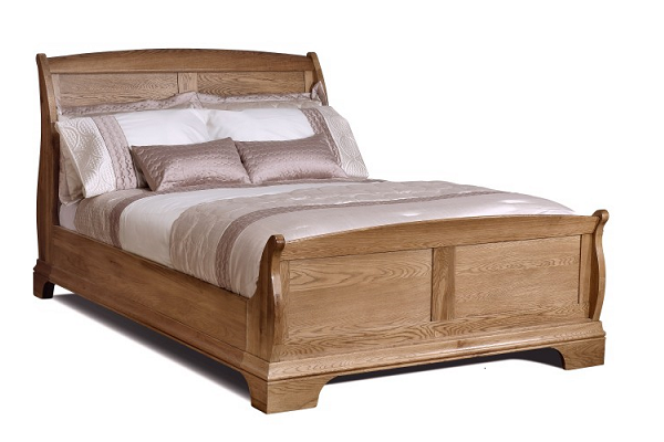 Chambra Oak Double Bedstead