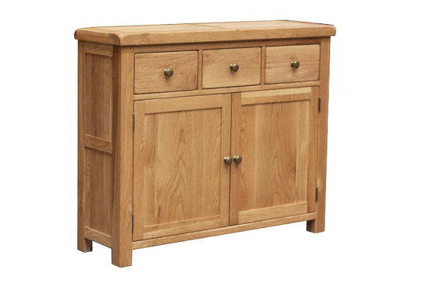 Regent Oak 2 Door + 3 Drawer Dresser Base/ Sideboard