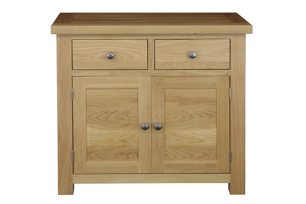 Regent Oak 2 Door + 2 Drawer Small Dresser/ Sideboard