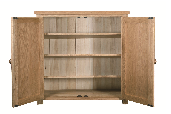 Regent Oak Large Shoe Cabinet