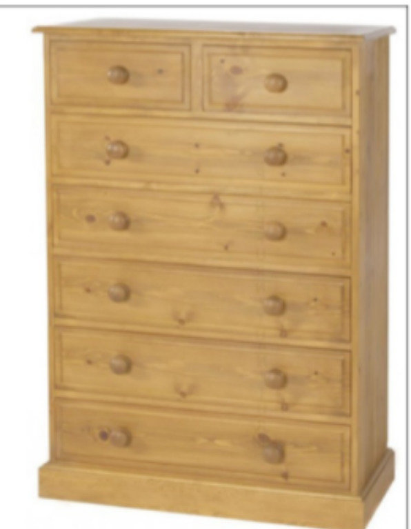 Essex Pine 36" 2/5 Chest of Drawers