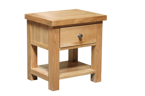 Regent Oak 1 Drawer Lamp Top