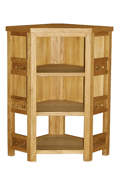 Brooklyn Oak Octagonal Corner Unit